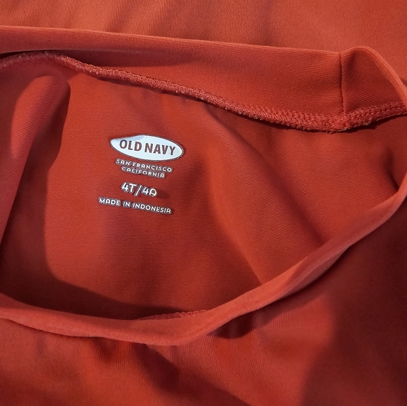 4t Red Old Navy "RIDE THE WAVES" rashguard swimshirt Vacation Spring Break beach - Picture 8 of 14